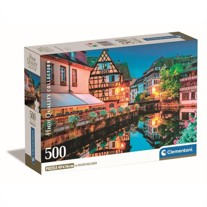 Strasbūras vecpilsētas 500 db-os puzle Clementoni