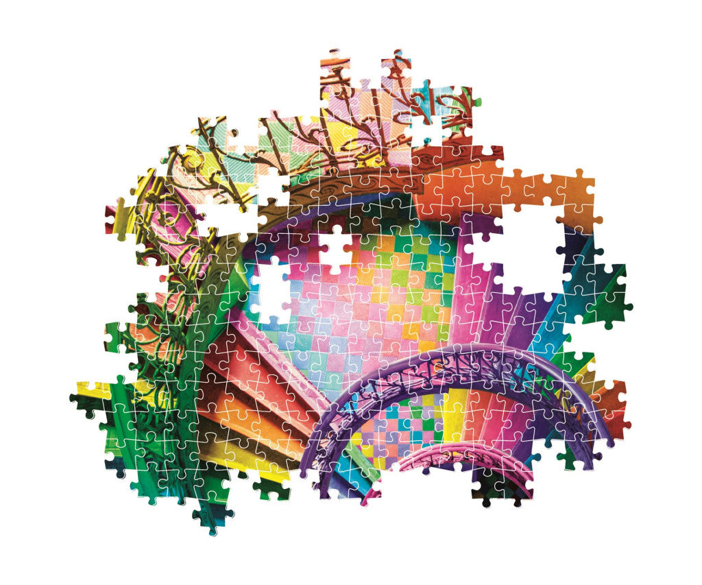 Clementoni Color Curly Tails Colorboom Staircase 500 gabalu kompaktā puzle