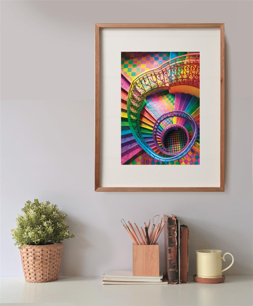 Clementoni Color Curly Tails Colorboom Staircase 500 gabalu kompaktā puzle