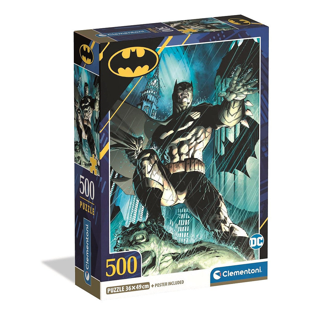 Clementoni kompaktā puzle "Batman Rainy", 500 gabali