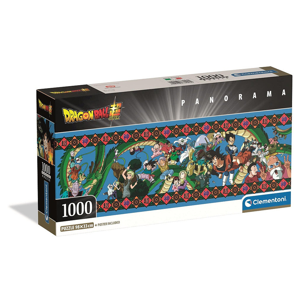 Dragon Ball 1000 detaļu panorāmas kompaktā puzle Clementoni