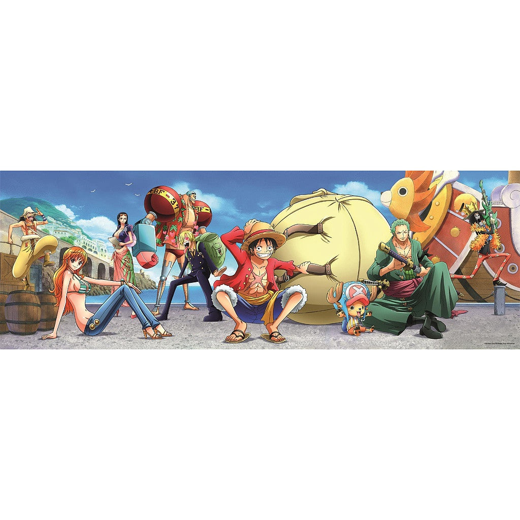 One Piece 1000 detaļu panorāmiska kompakta puzle Clementoni