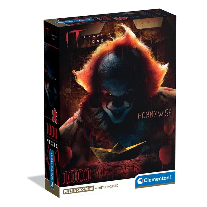 IT Pennywise Clementoni kompaktā puzle 1000 gabali