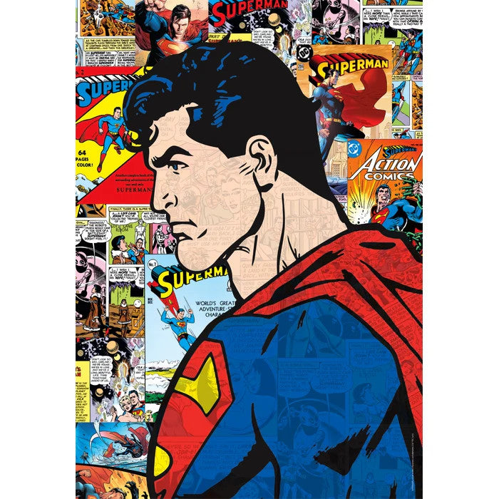Supermens Komikss 1000 gab. Kompakta puzle Clementoni