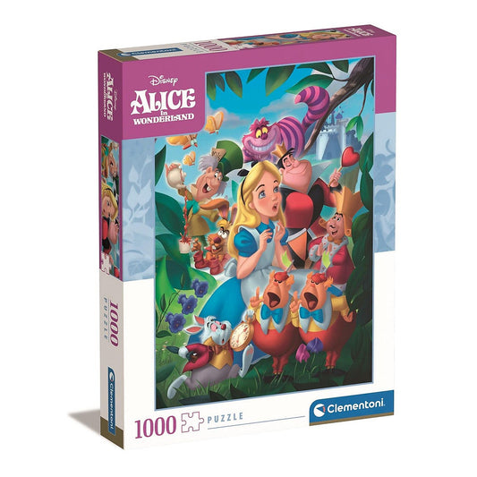 Alises piedzīvojumi Brīnumzemē Disney 1000 gabalu puzle Clementoni