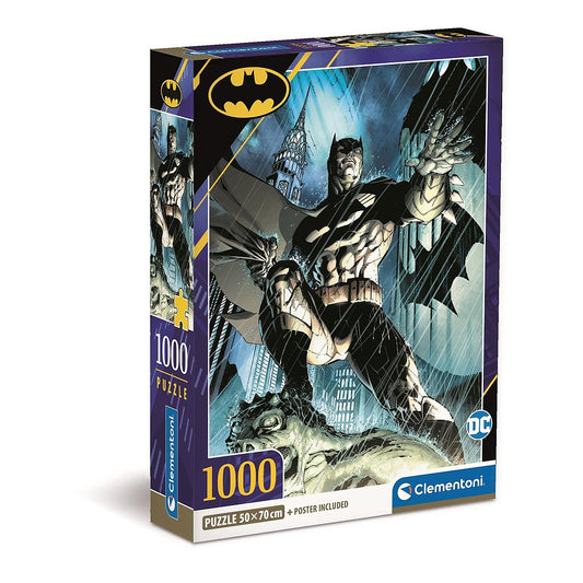 Clementoni kompaktā puzle "Batman Rainy" ar 1000 gabaliņiem