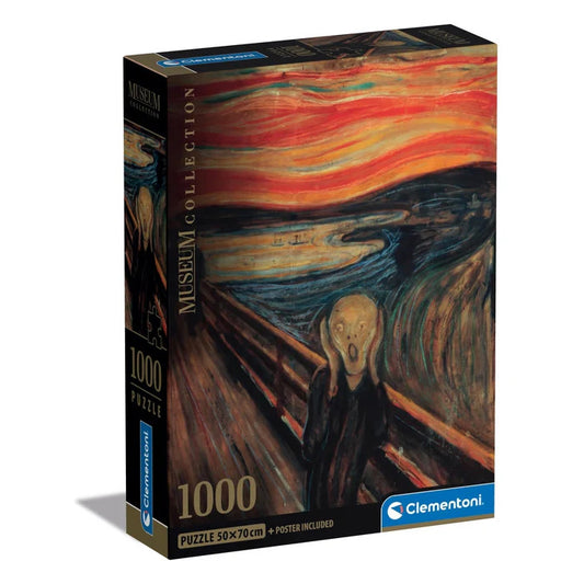 Art Munch The Scream 1000 detaļu kompakta puzle Clementoni