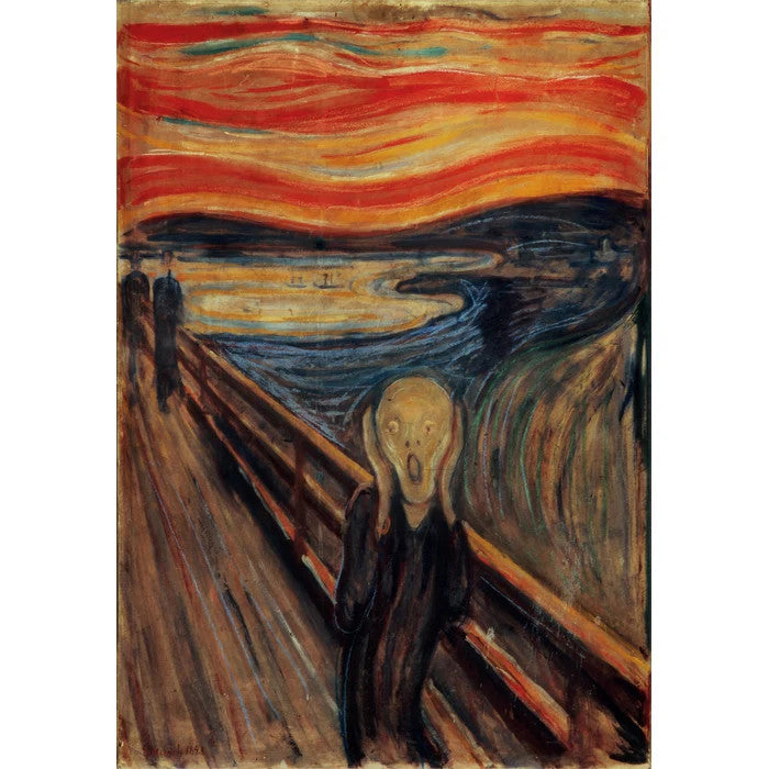 Art Munch The Scream 1000 detaļu kompakta puzle Clementoni
