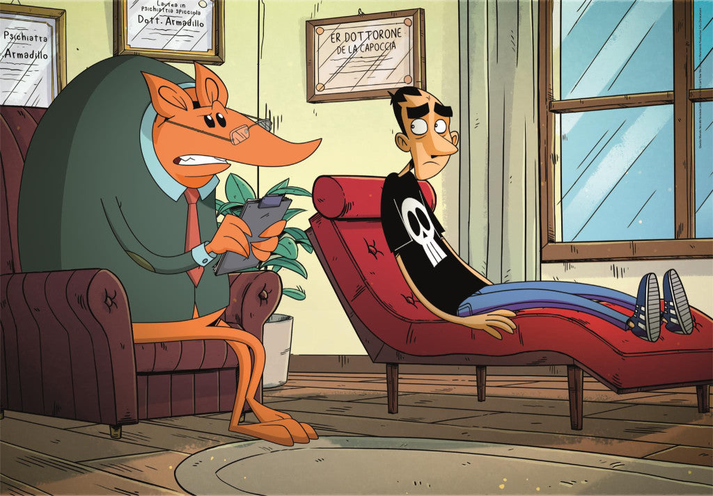 Anime Dr. Armadillo: Pasaule pret pasauli 1000 detaļu kompaktā puzle Clementoni