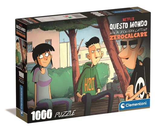 Anime kapučjakas raksts: Pasaule pret 1000 gabaliem (Clementoni)