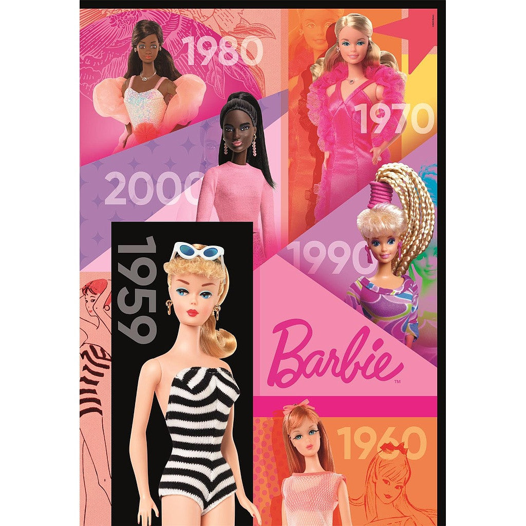 Barbie Years 1000 detaļu kompakta puzle Clementoni