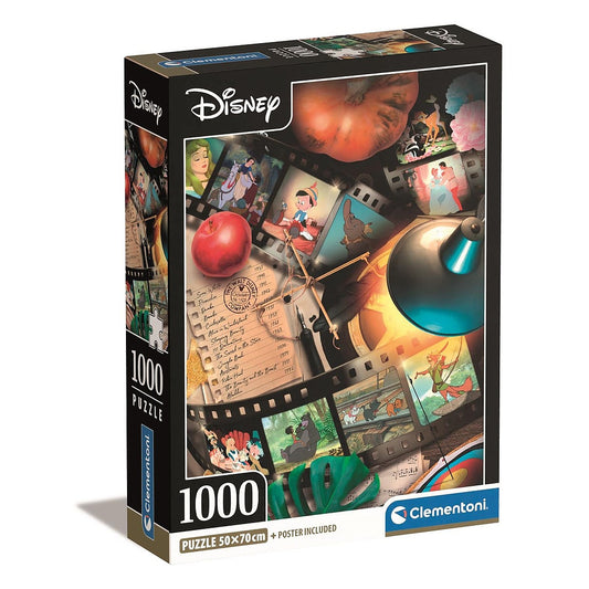 Disney Classics Movies 1000 detaļu kompakta puzle Clementoni