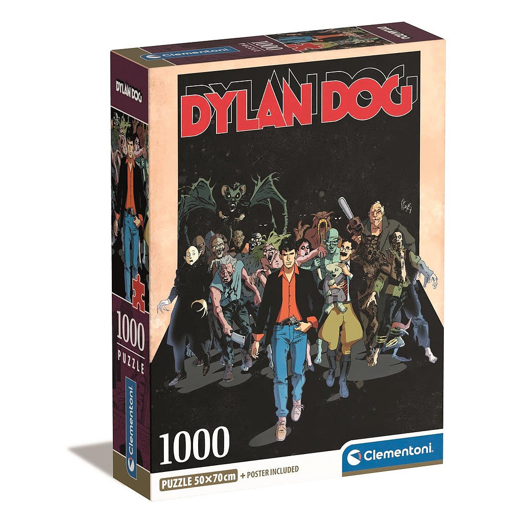 Clementoni kompaktā puzle "Dylan Dog", 1000 gabali