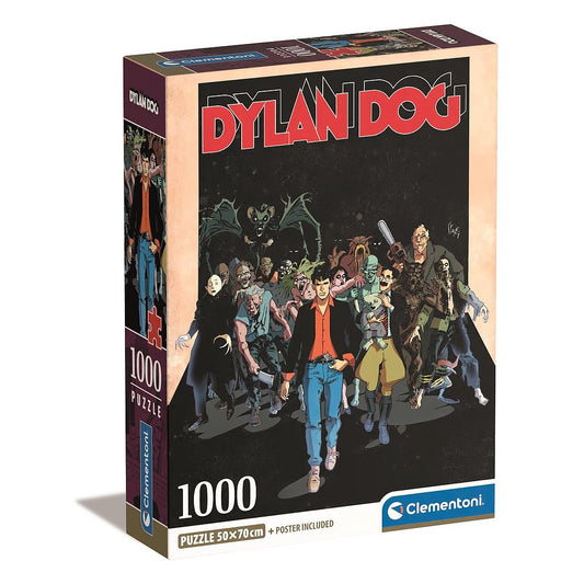 Clementoni kompaktā puzle "Dylan Dog", 1000 gabali