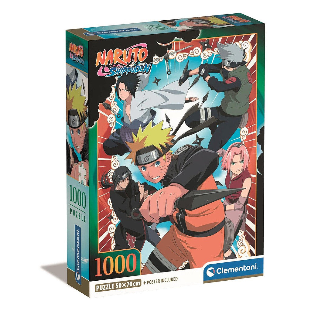 Naruto Ninja Clementoni 1000 gabalu puzle