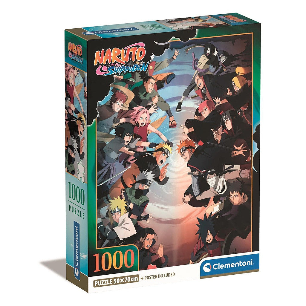 Naruto Pain's Assault 1000 db-os mīkla Clementoni