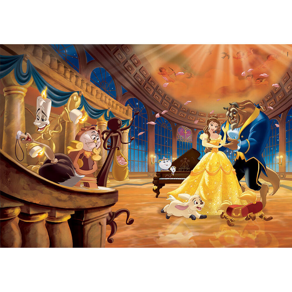 Disney princeses Skaistule un Briesmonis 1000 gabalu Clementoni puzle