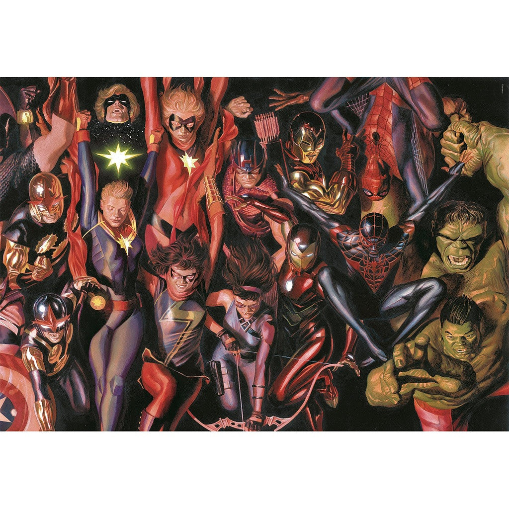 Avengers Marvel 1000 detaļu kompakta puzle Clementoni