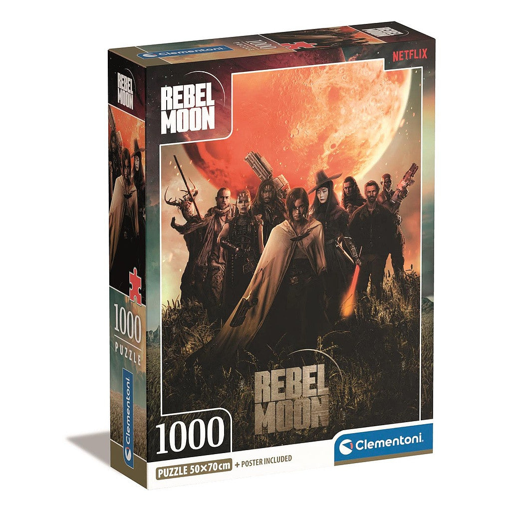 Clementoni kompaktā puzle "Rebel Moon Warriors", 1000 gabaliņi