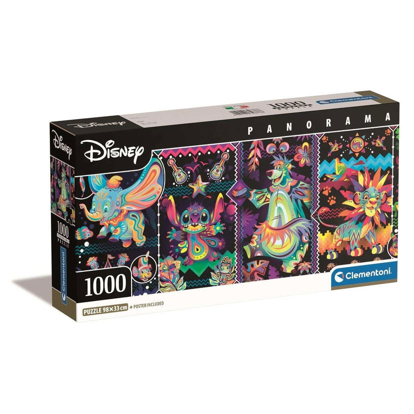 Disney Classics Joy 1000 detaļu panorāmas puzle Clementoni