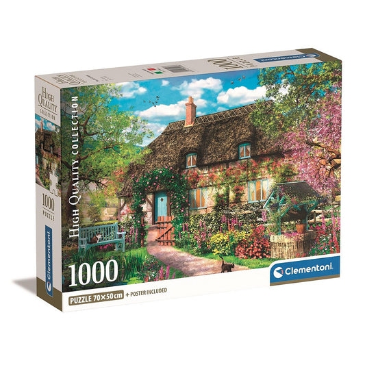 Clementoni "Cities Magic Garden" puzle "Old Cottage", 1000 gabaliņu