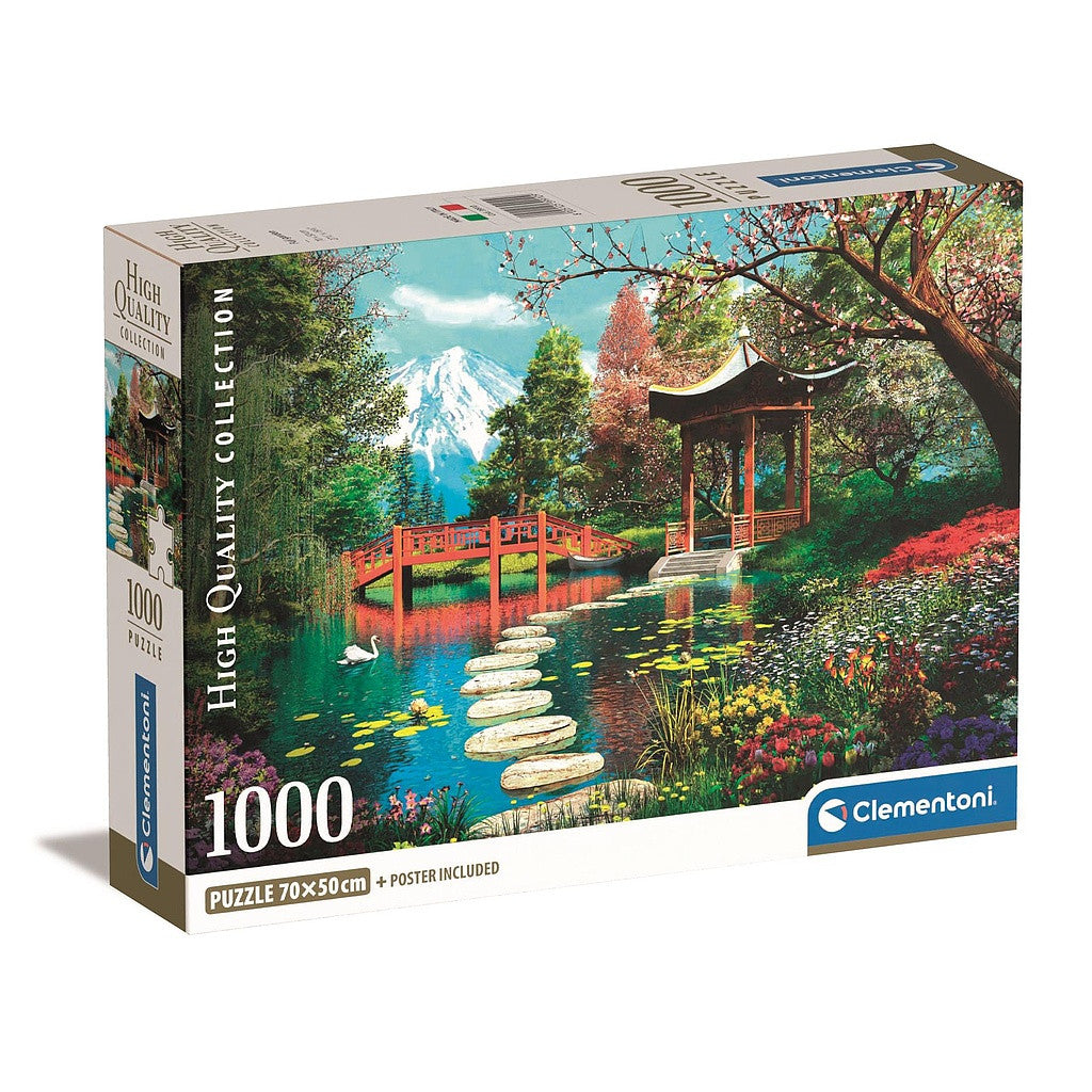 Jap√°n Gardens of Fuji 1000 db-os kompaktā puzle Clementoni