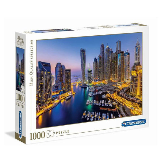 Pilsētas Debesskrāpji Dubaija 1000 gabalu puzle Clementoni