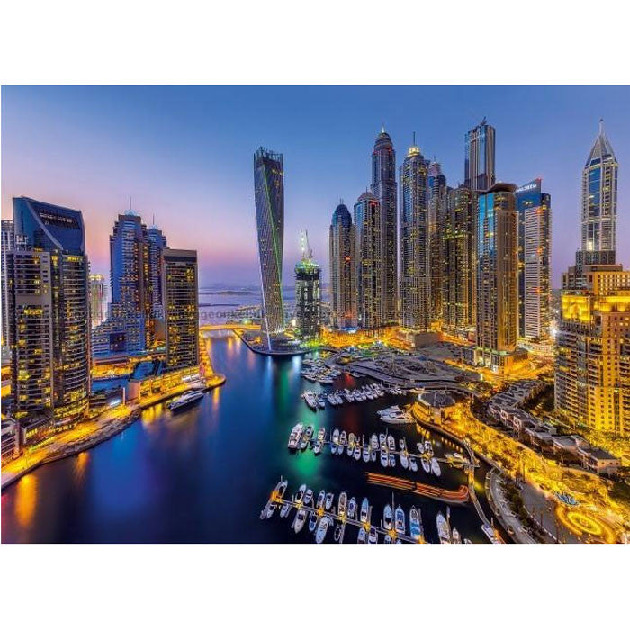 Pilsētas Debesskrāpji Dubaija 1000 gabalu puzle Clementoni