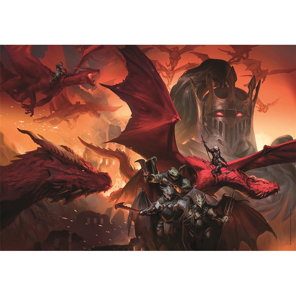 Dungeons & Dragons Riders of Flame 1000 gab. kompakta puzle Clementoni