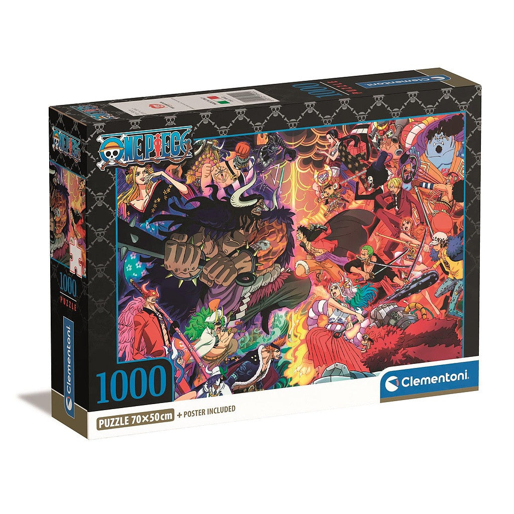One Piece Wano Country Arc 1000 db-os puzle Clementoni