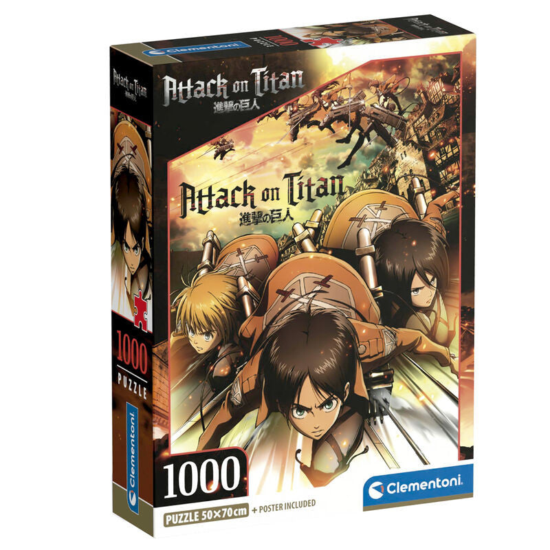 Clementoni 1000 gabalu puzle "Attack on Titan"