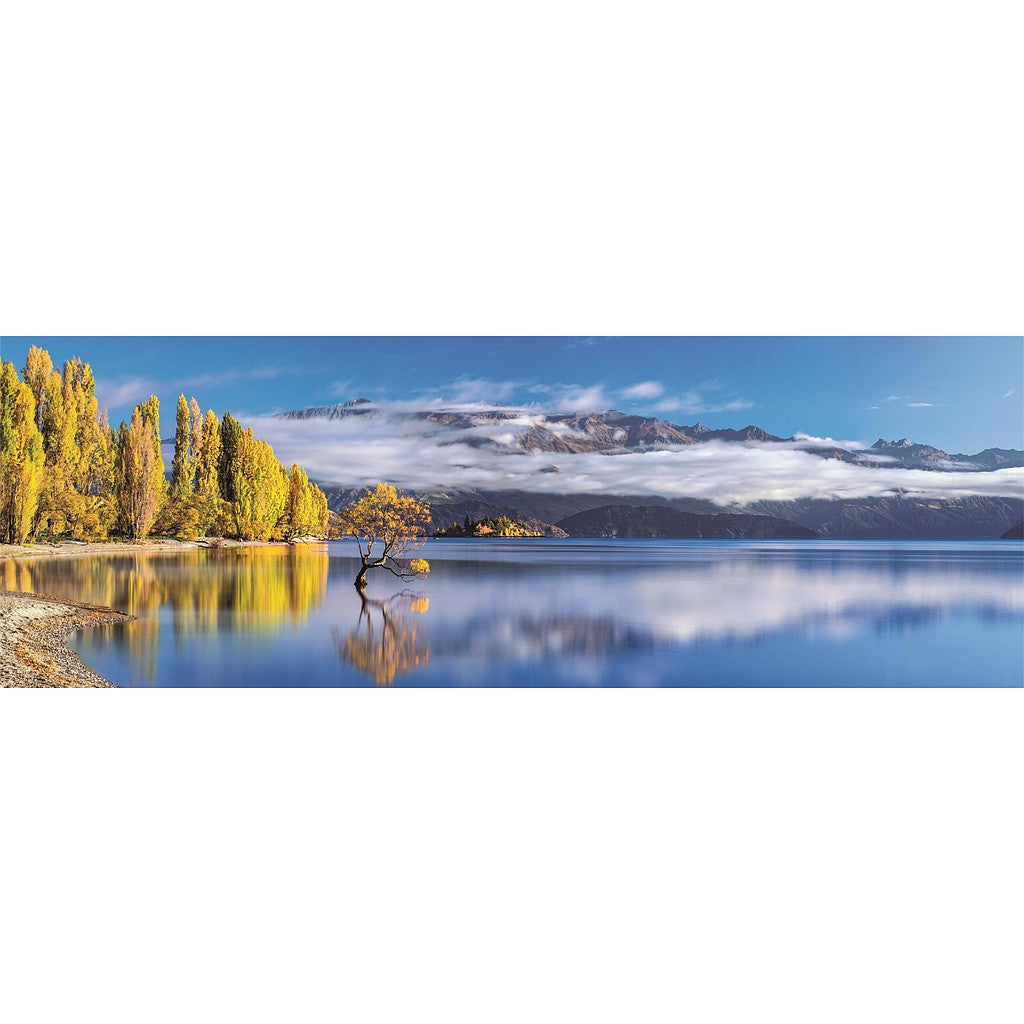 Pilsētas VōŒōnaka Jaunzēlande 1000 detaļu panorāmas kompaktā puzle Clementoni
