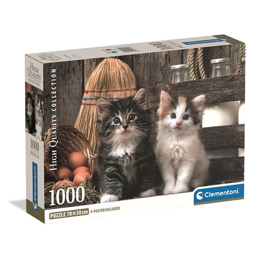 Dzīvnieki Jaukais kaķis 1000 gabalu puzle Clementoni