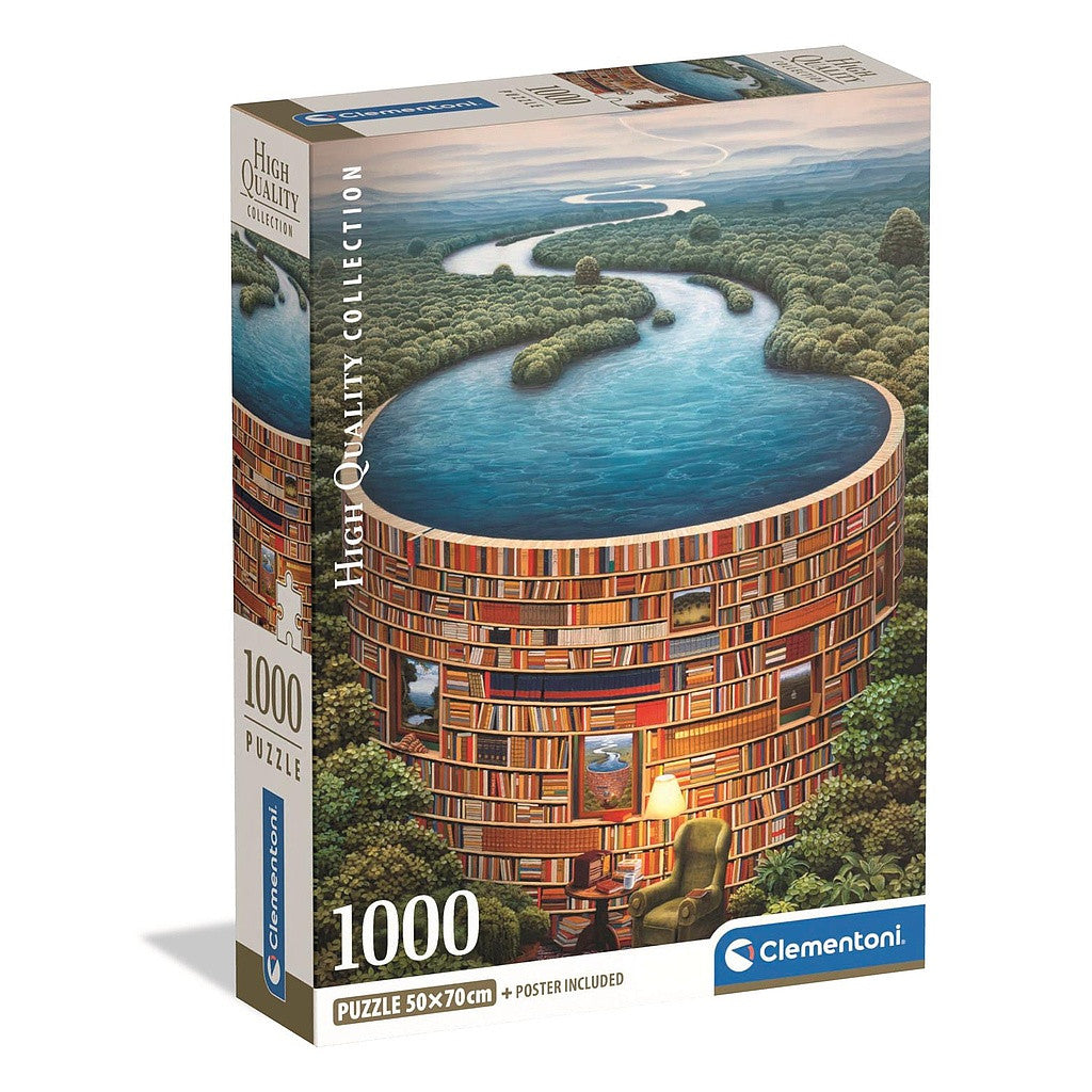 Krāsu Bibliodame 1000 gabalu puzle Clementoni