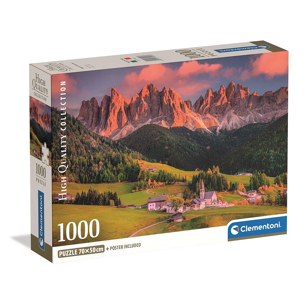 Pilsētas Maģiskie Dolomīti 1000 gabalu puzle Clementoni