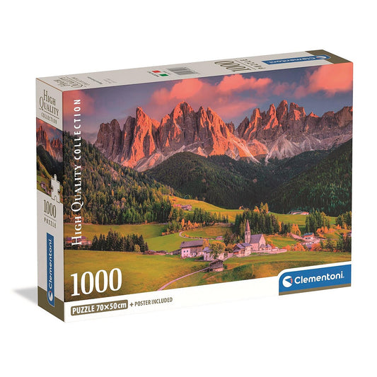 Pilsētas Maģiskie Dolomīti 1000 gabalu puzle Clementoni