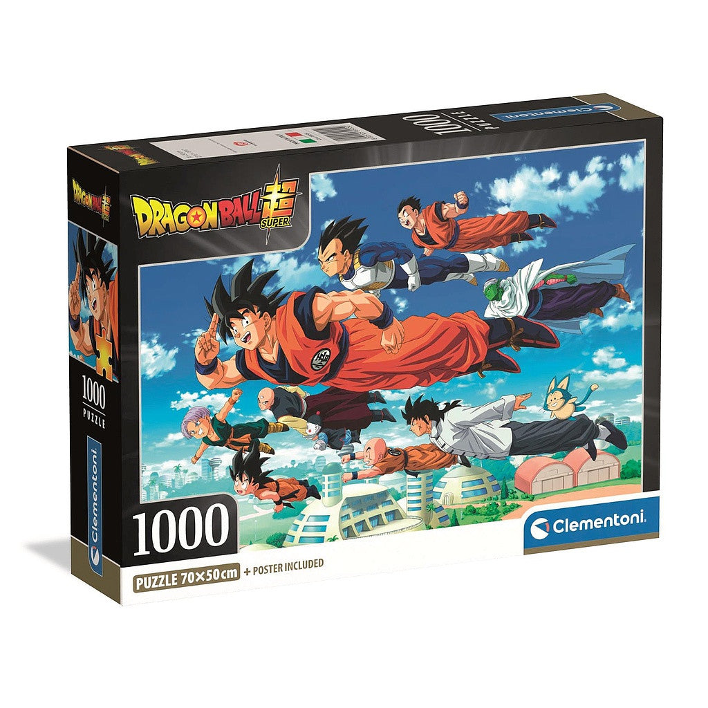 Clementoni Dragon Ball Fly High 1000 gabaliņu kompakta puzle