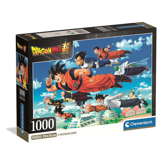 Clementoni Dragon Ball Fly High 1000 gabaliņu kompakta puzle