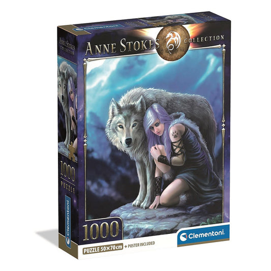Fantāzijas aizsargs Anne Stokes 1000 detaļu kompaktā puzle Clementoni