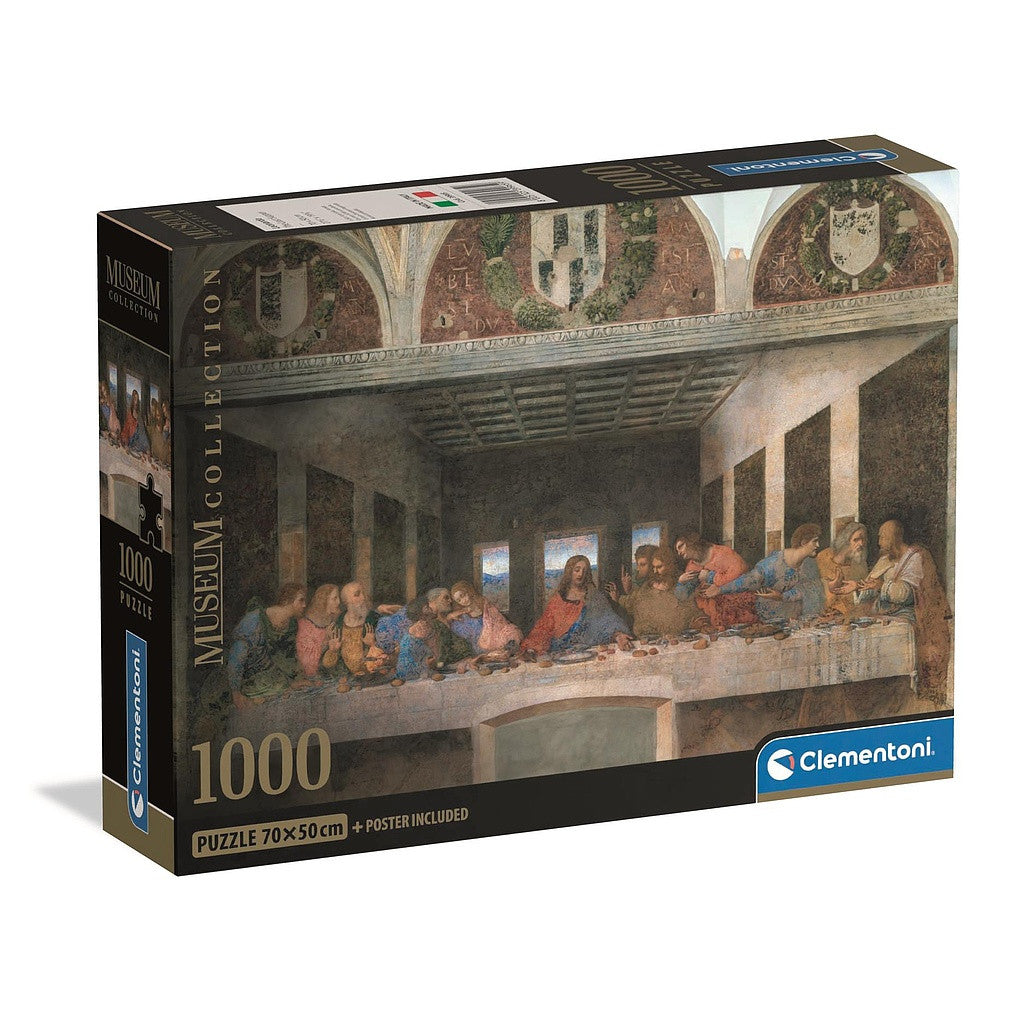 Clementoni Art The Last Supper 1000 detaļu kompaktā puzle