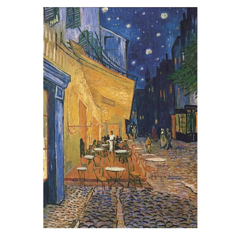 Mākslas van Gogs "Kafejnīcas terase naktī", 1000 gab. kompakta puzle, Clementoni