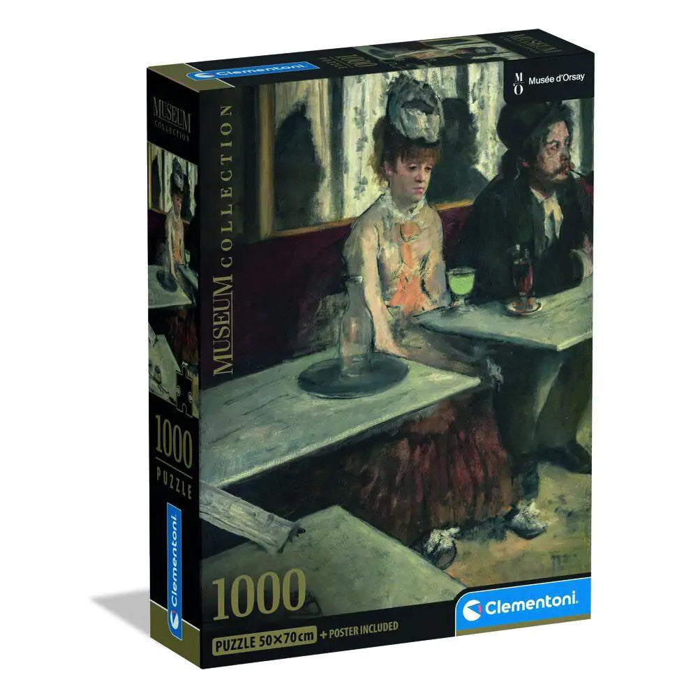 Art Degas kafejnīcā√© 1000 gab. kompakta puzle Clementoni