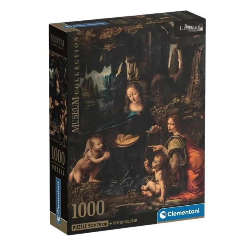 Art Da Vinci Rocky Madonna 1000 gabalu kompakta puzle Clementoni