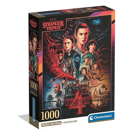 Stranger Things: Darkness Rises 1000 gabalu Clementoni puzle, kompakta