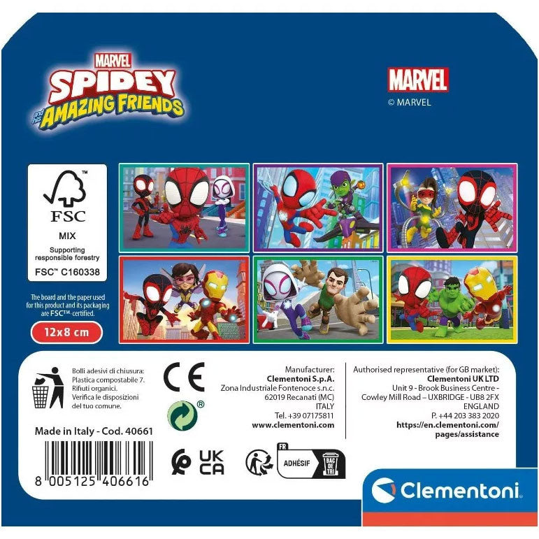 P√≥kember Spidey mesekocka 6 db-os Clementoni