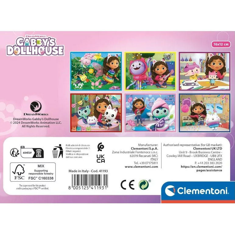 Gabi babah√°za Aktivitātes mesekocka 12 db-os Clementoni