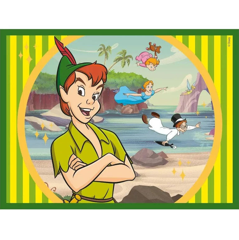 Disney Classics svītrainā rāmja 12 daļu stāstu kubs Clementoni