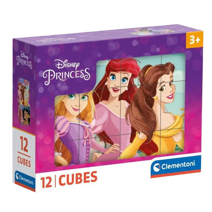 Disney Princess Happy Space pasaku kubs 12 gabali Clementoni