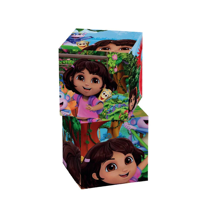 Dora the Explorer Džungļu stāstu grāmatu klucīšu komplekts 12 gab. Clementoni