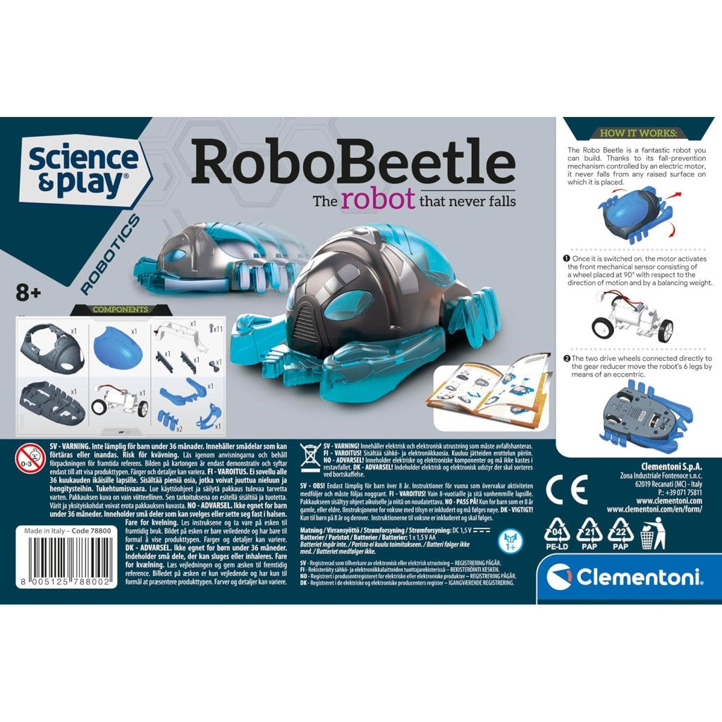 Robotu robotikas kukaiņu būvēšanas komplekts Clementoni